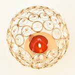 Votive Tea Light Candle Holder Manufacturer - OEM Luxury Nordic Wedding Metal Iron Crystal