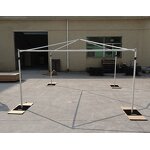 Wedding Curtain Stand Manufacturer - OEM Durable Pyramid Top for Ceremony Venue Party