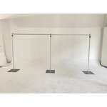 Single Crossbar Stand Factory - OEM Adjustable Backdrop for Wedding Party Photo Booth