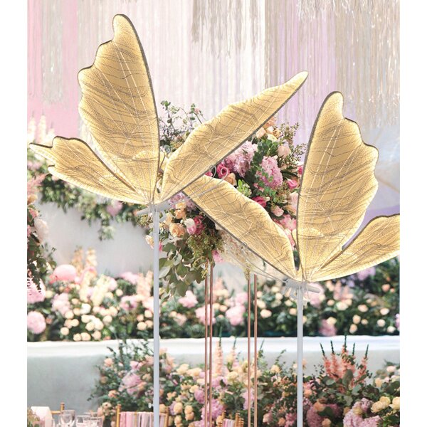 LED Butterfly Light Manufacturer - OEM Wedding Decoration Moving Giant Stand for Party