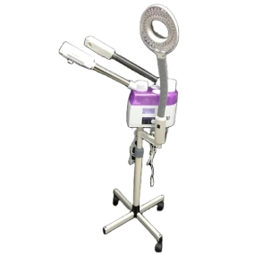 Face Steaming Device 2 in 1 Nano Ionic Hot Professional Spa Luxury Stand Ozone Steam Manual Facial Machine Steamer