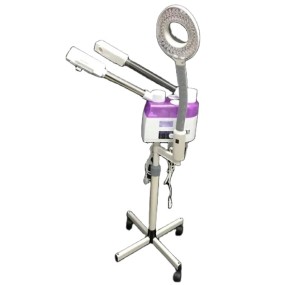 Beauty Equipment Professional 2 in 1 Facial Steamer With Magnifying Lamp