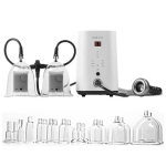 Beismebeauty新品32PCS杯丰胸真空提臀拔罐机乳房按摩器