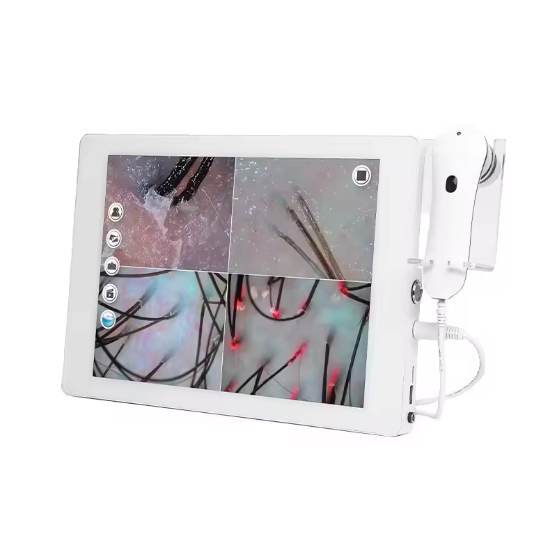 Skin Hair Analyzer Device Touch Screen Facial Acne Analysis Skin Test Scanner High Definition Analyzer Equipment