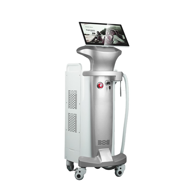 600w-1800W Power Semiconductor Triple Wavelength Diode Laser Hair Removal Machine