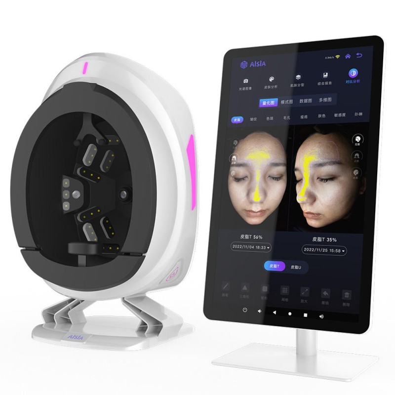 Facial Tester Scanner Face Mirror Device Skin Analysis Machine Skin Analyzer