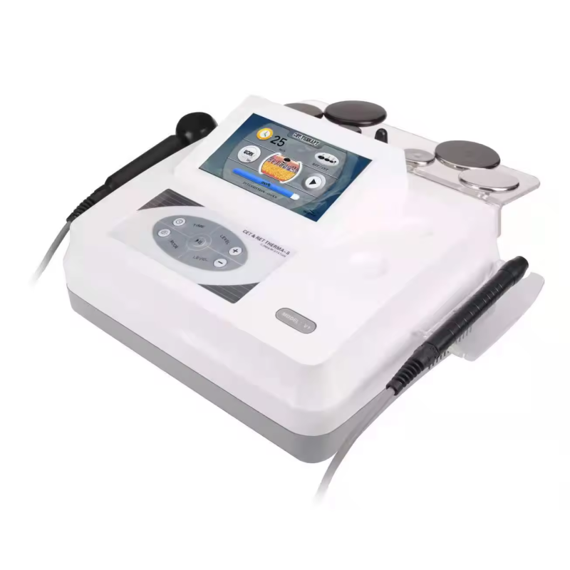 RF Microwave Diathermy Capacitive Resistive Radio Frequency Therapy Physio Machine Fat Dissolving Monopolar Focus Rf