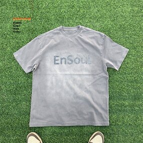 Men's T-Shirt Manufacturer - Custom Rhinestone & Vintage Wash