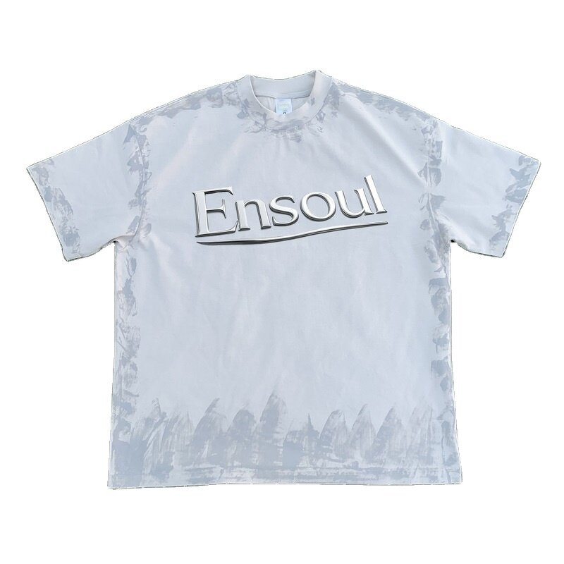 Men's T-Shirt Factory - Custom Foil Print & Distressed Tee