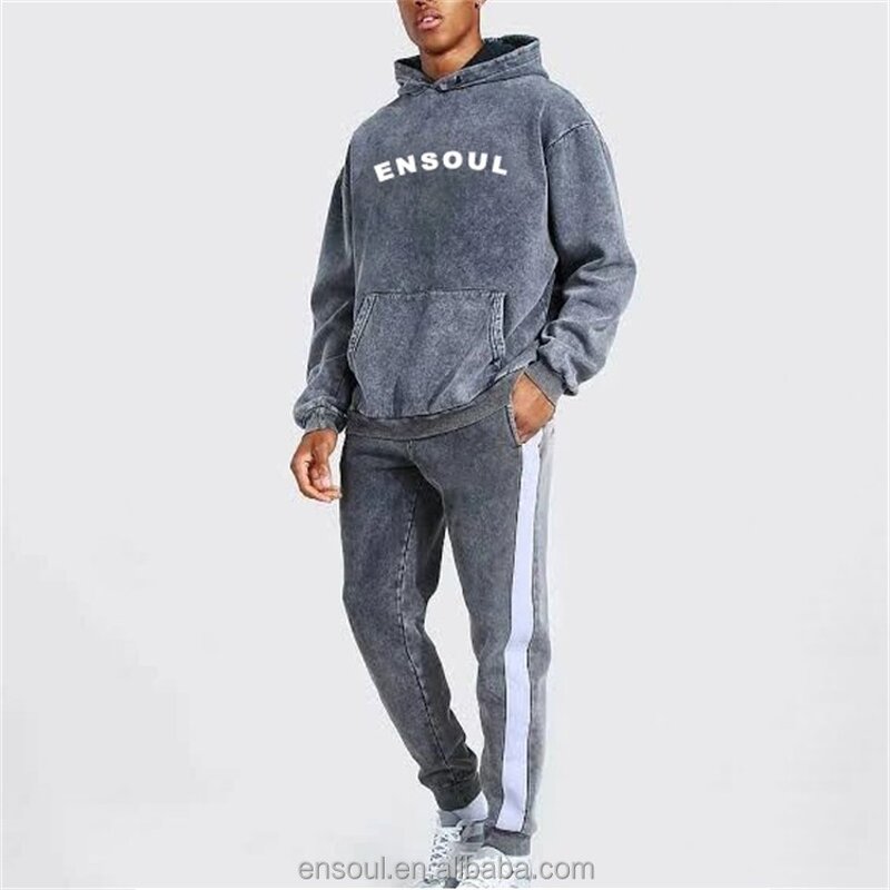 Unisex Tracksuit Manufacturer - Custom Distressed & Luxury Set