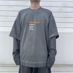 Men's Long Sleeve T-Shirt Factory - Custom Acid Wash & Streetwear