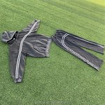 Men's Sweatsuit Manufacturer - Custom Stripe & Flared Set