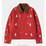 Men's Suede Collar Jacket Manufacturer - Custom Denim & Twill Fabric