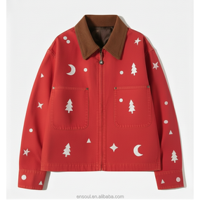 Men's Suede Collar Jacket Manufacturer - Custom Denim & Twill Fabric