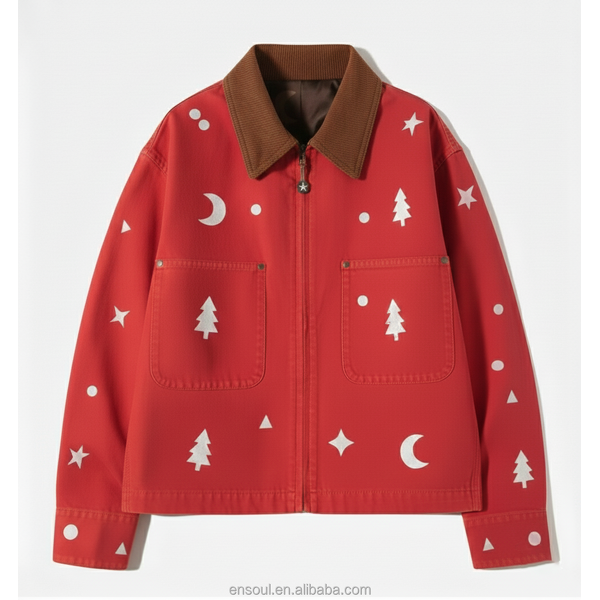 Men's Suede Collar Jacket Manufacturer - Custom Denim & Twill Fabric