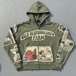 Men's Zipper Hoodie Manufacturer - Custom Patchwork & Casual Style