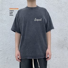Men's T-Shirt Manufacturer - Custom Acid Wash & Streetwear