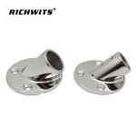Deck Hardware Flange Factory - OEM Factory Direct Supply Stainless Steel 45 Degree Round