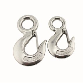 Crane Hook Factory - OEM Chain Hoist Forged Stainless Steel 304 Lifting Hook