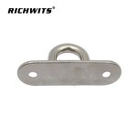 Ceiling Clip Manufacturer - OEM Rigging Hardware 5mm Stainless Steel 304 Oblong Eye Plate
