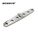 Marine Hatch Hinge Factory - OEM Strap Hinge Stainless Steel 316 Casting 6 Holes