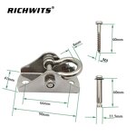 Swing Ceiling Hook Manufacturer - OEM Heavy Duty Stainless Steel Hammock Hanging Hardware