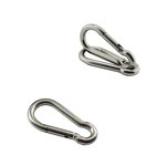Carabiner Hook Factory - OEM 8x80mm Stainless Steel 316 Swivel Snap Hook