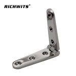Marine Hatch Hinge Factory - OEM Strap Hinge Stainless Steel 316 Casting 6 Holes