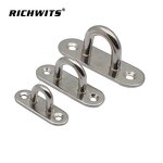Ceiling Clip Manufacturer - OEM Rigging Hardware 5mm Stainless Steel 304 Oblong Eye Plate