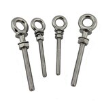 Long Eye Bolt Manufacturer - OEM Stainless Steel316 Fastener with Washer and Nut