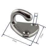 Marine Fender Hook Factory - OEM High Quality Boat Hardware 316 Stainless Steel