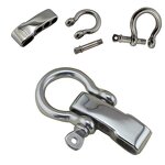 D Ring Shackles Manufacturer - OEM Outdoor Hardware Stainless Steel Clasps for Bracelets