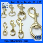 Snap Hook Manufacturer - OEM Rigging Hardware Swivel Carabiner for Dog Brass