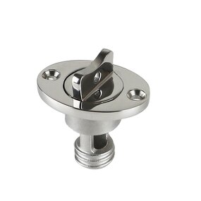 Oval Drain Plug Factory - OEM Marine Hardware Stainless Steel Hole Thread