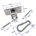 Swing Hanging Hardware Factory - OEM Heavy Duty 800 kg Stainless Steel Playground Indoor