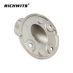 Deck Hardware Flange Factory - OEM Factory Direct Supply Stainless Steel 45 Degree Round
