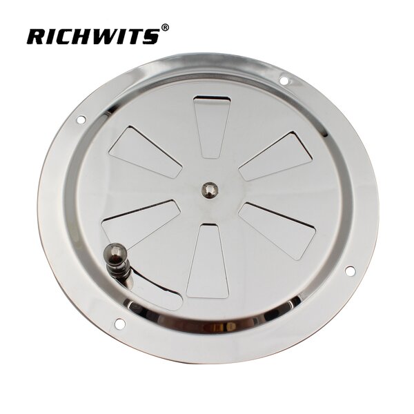 Marine Air Vent Cover Manufacturer - OEM Stainless Steel Round Louvered Style with Knob