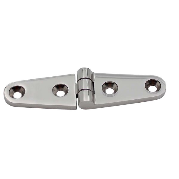 Marine Hatch Hinge Factory - OEM Strap Hinge Stainless Steel 316 Casting 6 Holes