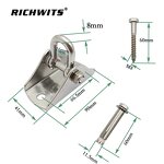 Swing Ceiling Hook Manufacturer - OEM Stainless SS304 Suspension with D Shackle Wall Hanging