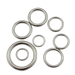 Stainless Steel O Ring Factory - OEM 2.57.5mm 316/304 Mini Marine Strap Welded