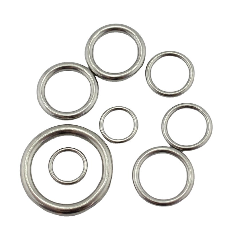 Stainless Steel O Ring Factory - OEM 2.57.5mm 316/304 Mini Marine Strap Welded