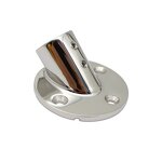 Deck Hardware Flange Factory - OEM Factory Direct Supply Stainless Steel 45 Degree Round