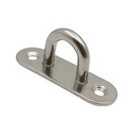 Ceiling Clip Manufacturer - OEM Rigging Hardware 5mm Stainless Steel 304 Oblong Eye Plate