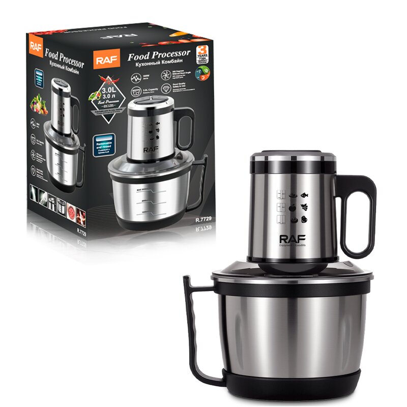 Food Processor Factory - OEM Custom 3L Stainless Steel Vegetable Chopper