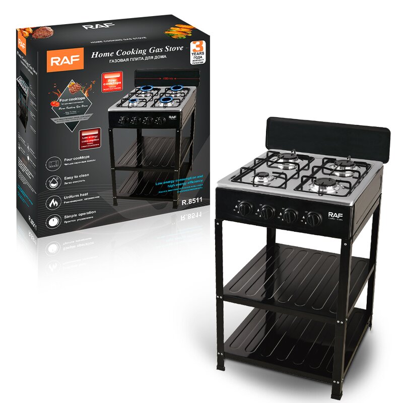 Gas Stove Manufacturer - OEM Custom 4 Burner Standing Cooker