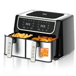 Air Fryer Factory - OEM Custom Large LED Display Dual Fryer