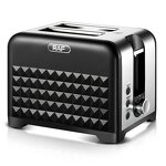 Toaster Manufacturer - OEM Custom Black 2 Slice Auto Shut Off