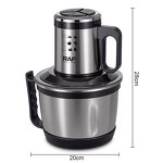 Food Processor Factory - OEM Custom 3L Stainless Steel Vegetable Chopper