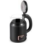 Electric Kettle Factory - OEM Custom Black Stainless Steel Fast Boil