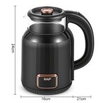 Electric Kettle Factory - OEM Custom Black Stainless Steel Fast Boil
